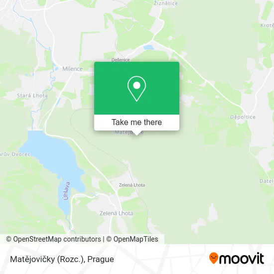 Карта Matějovičky (Rozc.)