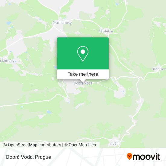 Карта Dobrá Voda