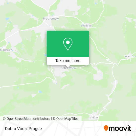 Карта Dobrá Voda