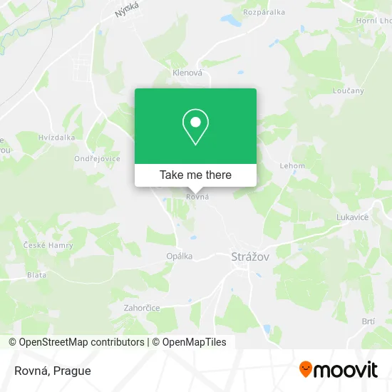 Карта Rovná