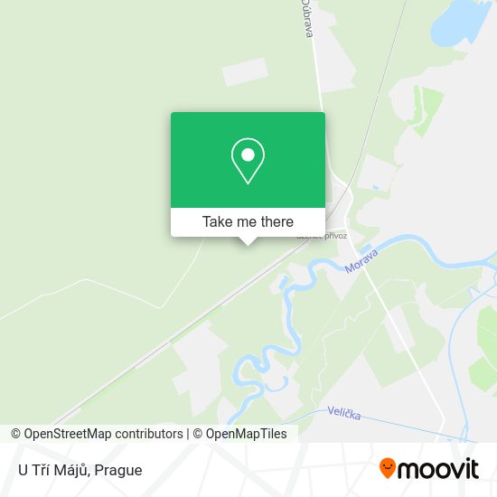 U Tří Májů map