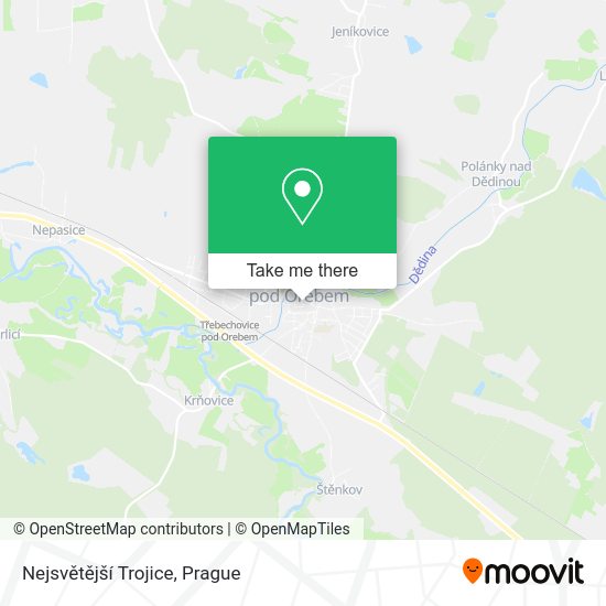 Nejsvětější Trojice map