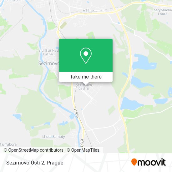 Sezimovo Ústí 2 map