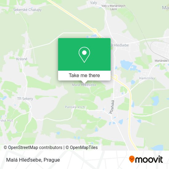Malá Hleďsebe map