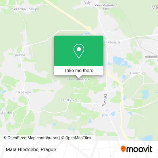 Карта Malá Hleďsebe