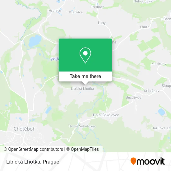 Карта Libická Lhotka