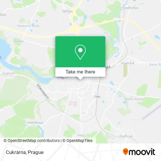 Карта Cukrárna