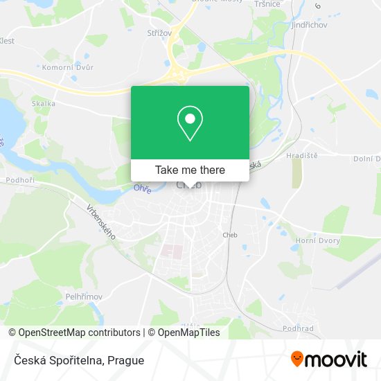 Česká Spořitelna map