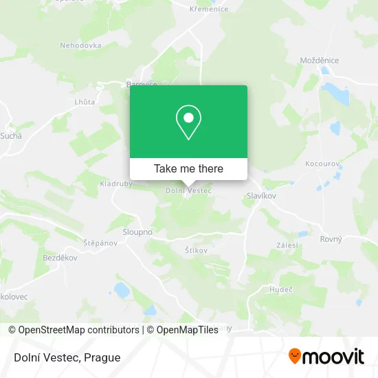 Dolní Vestec map