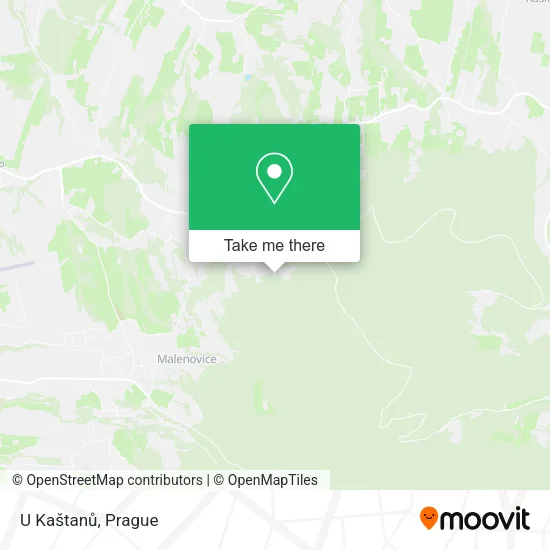 Карта U Kaštanů