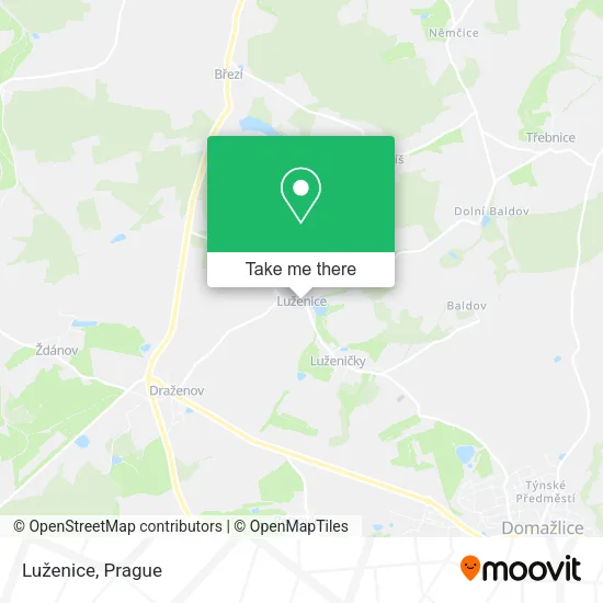 Карта Luženice