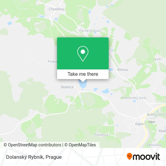 Dolanský Rybník map