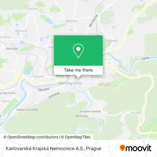 Карта Karlovarská Krajská Nemocnice A.S.