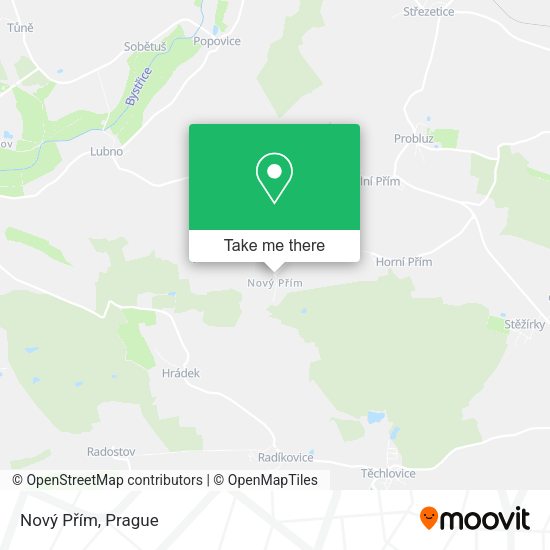 Nový Přím map