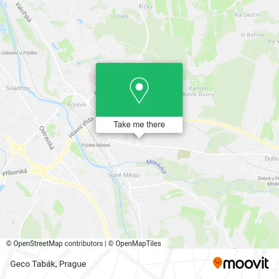 Карта Geco Tabák