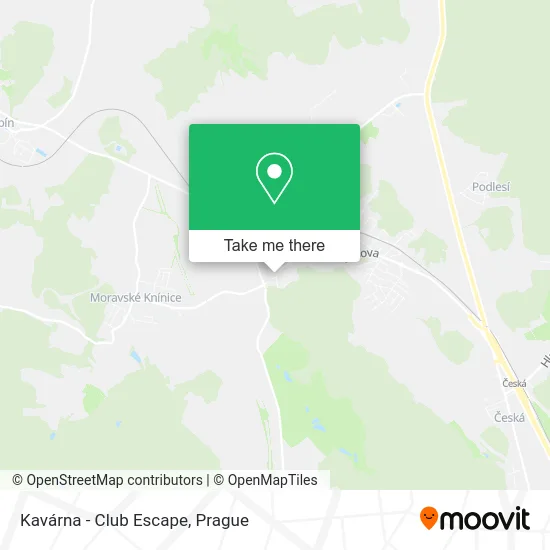 Карта Kavárna - Club Escape