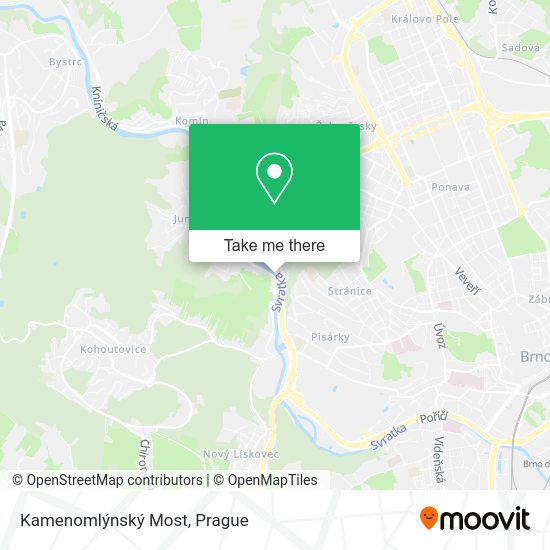 Kamenomlýnský Most map