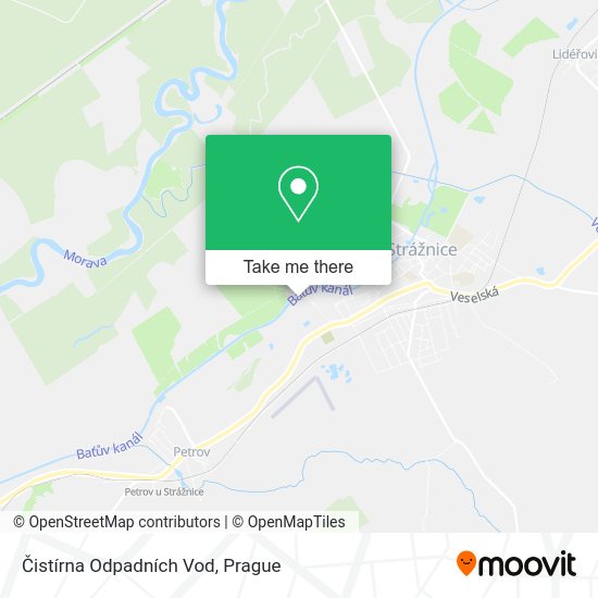 Čistírna Odpadních Vod map