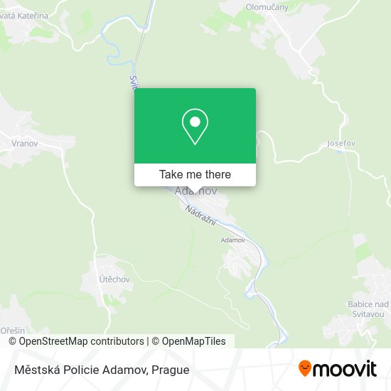 Městská Policie Adamov map