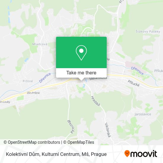 Kolektivní Dům, Kulturní Centrum, Mš map
