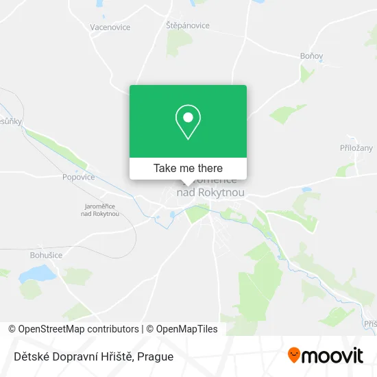 Карта Dětské Dopravní Hřiště