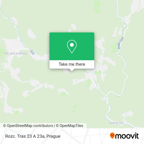 Карта Rozc. Tras 23 A 23a