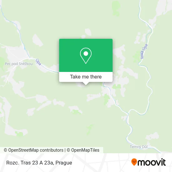 Карта Rozc. Tras 23 A 23a