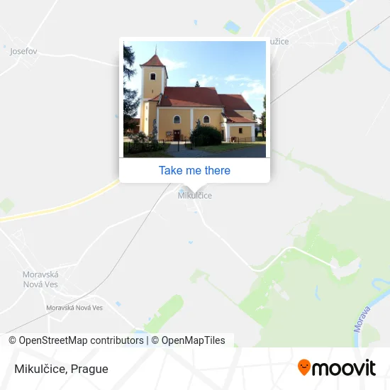 Карта Mikulčice