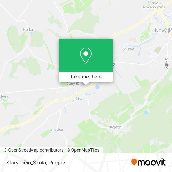 Starý Jičín,,Škola map