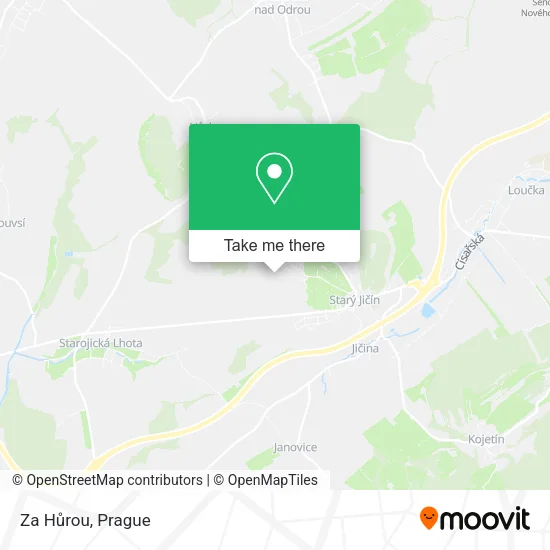 Карта Za Hůrou