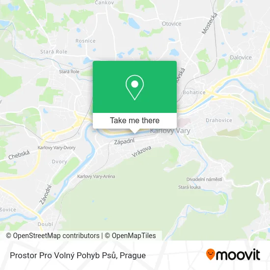 Карта Prostor Pro Volný Pohyb Psů