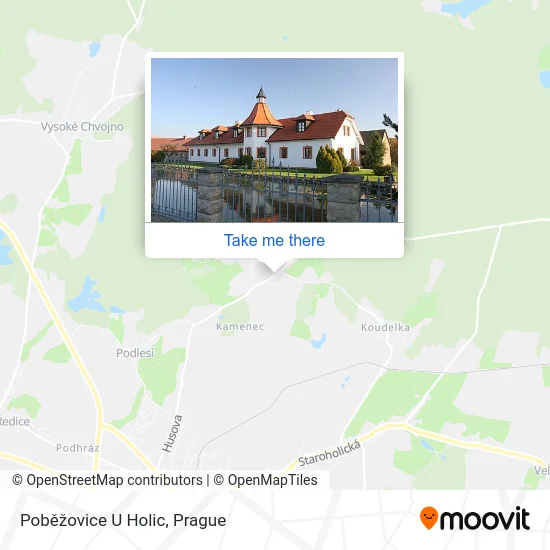 Карта Poběžovice U Holic