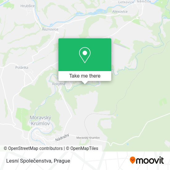 Lesní Společenstva map