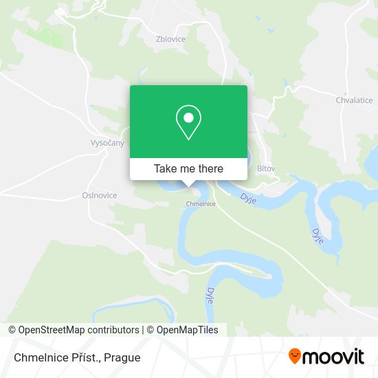 Chmelnice Příst. map