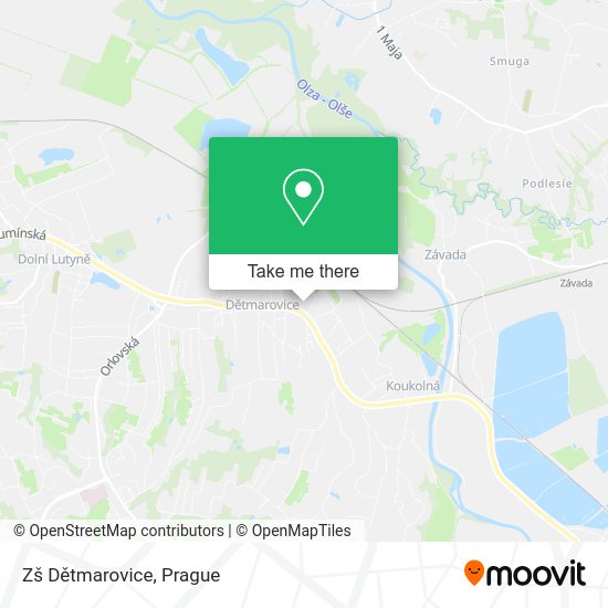 Zš Dětmarovice map