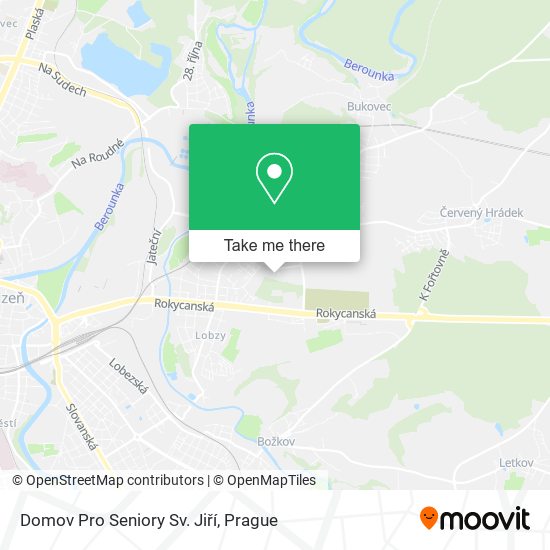 Domov Pro Seniory Sv. Jiří map