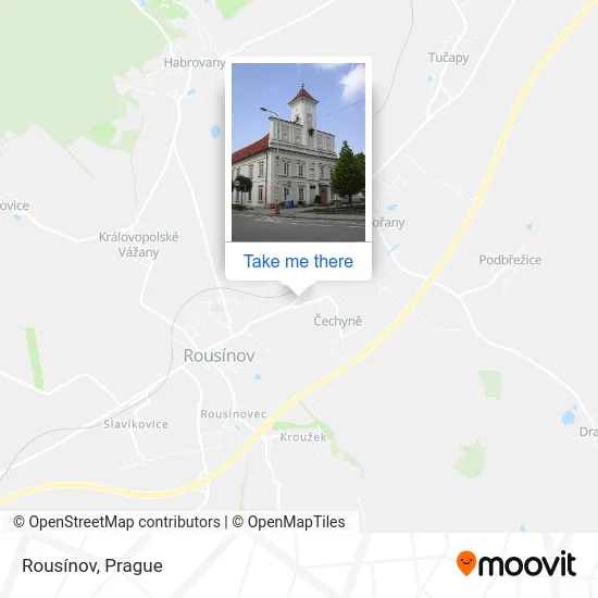 Rousínov map