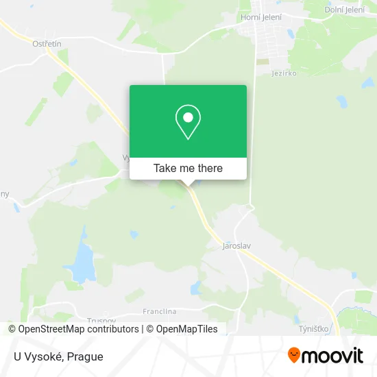 Карта U Vysoké