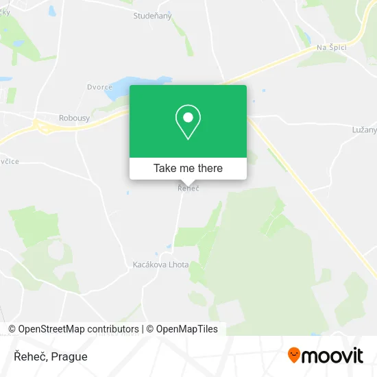 Карта Řeheč
