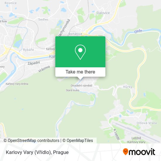 Karlovy Vary (Vřídlo) map