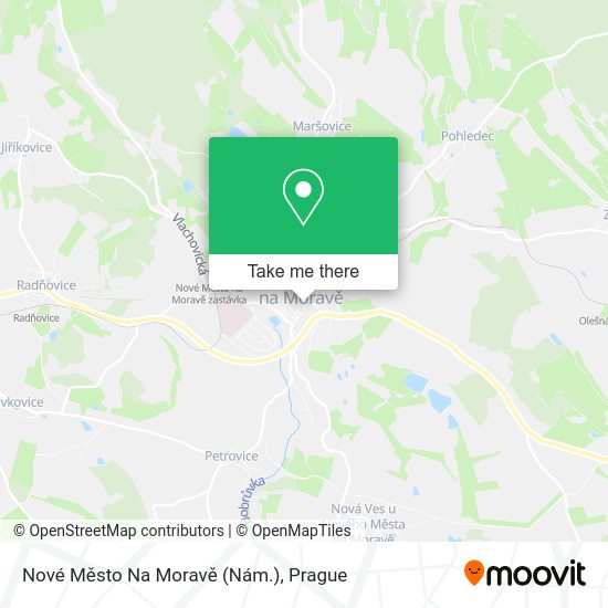 Nové Město Na Moravě (Nám.) map