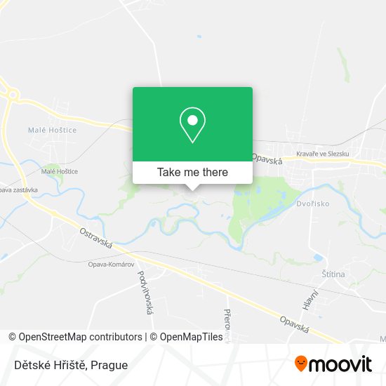Dětské Hřiště map