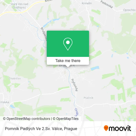 Карта Pomník Padlých Ve 2.Sv. Válce
