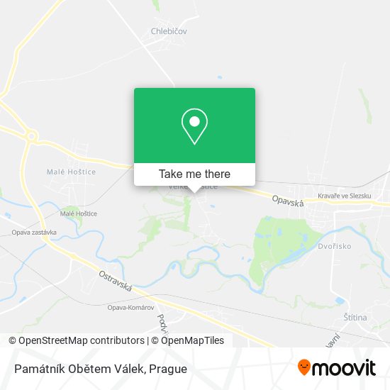 Památník Obětem Válek map