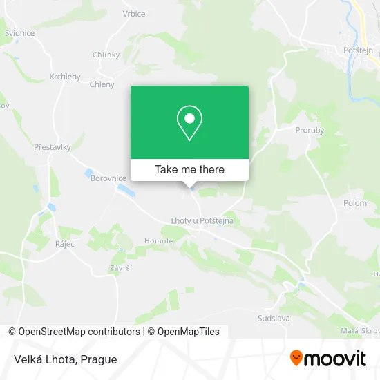Карта Velká Lhota