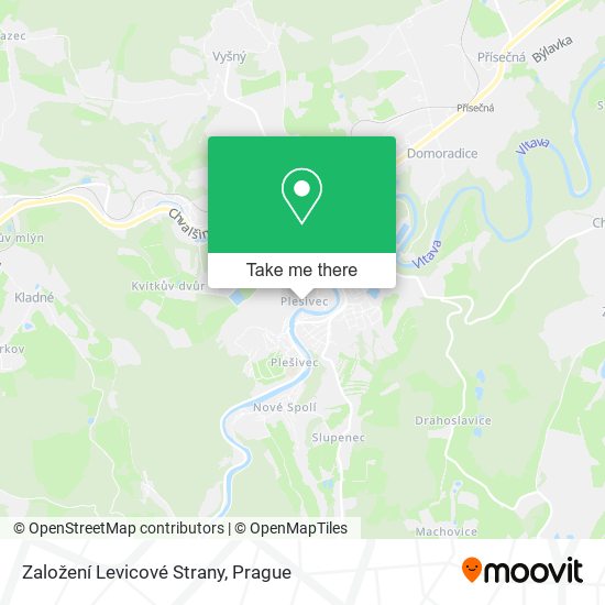 Založení Levicové Strany map