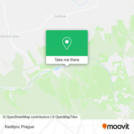 Карта Radějov