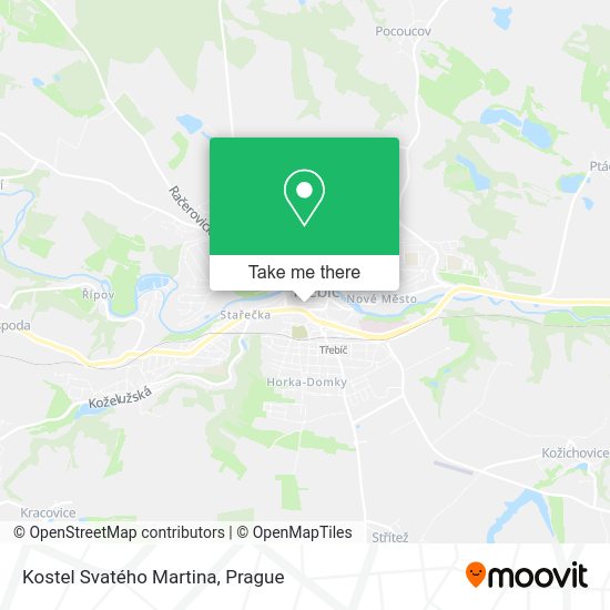 Kostel Svatého Martina map