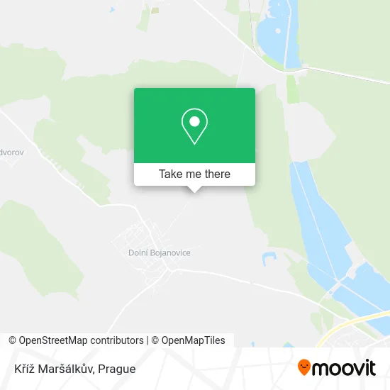Kříž Maršálkův map