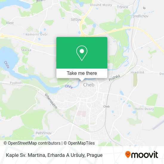 Kaple Sv. Martina, Erharda A Uršuly map